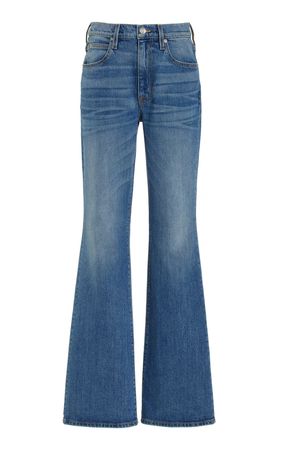 Reese Stretch Mid-Rise Flared-Leg Jeans By Slvrlake | Moda Operandi