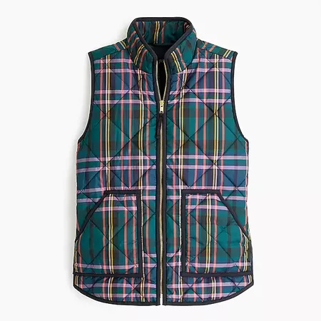 Excursion vest in J.Crew Signature Tartan : Women coats & jackets | J.Crew