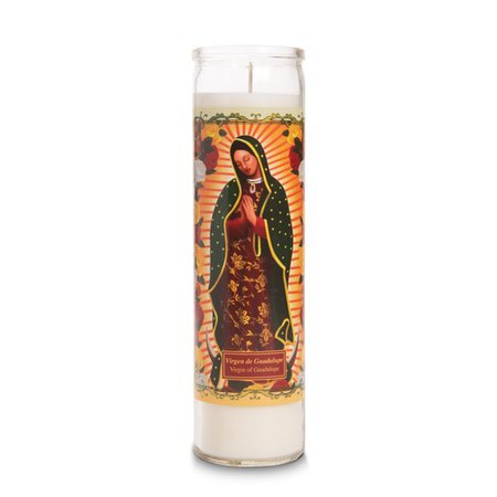 Luz De Gracia Virgin de Guadalupe Unscented Religious Candle, 9.87 oz - Walmart.com