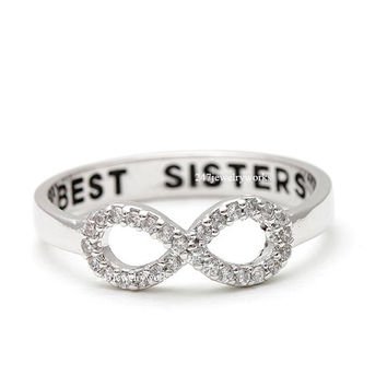engraved rings for sisters - Google Search