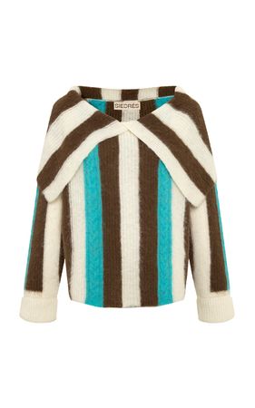 Fizi Striped Knit Sweater By Siedrés | Moda Operandi