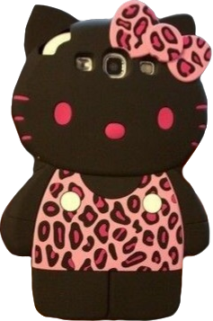 hello kitty leopard phone case