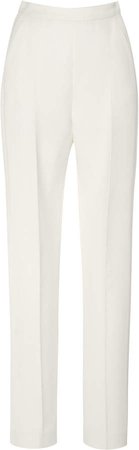 David Koma High-Waisted Crepe Pants Size: 8