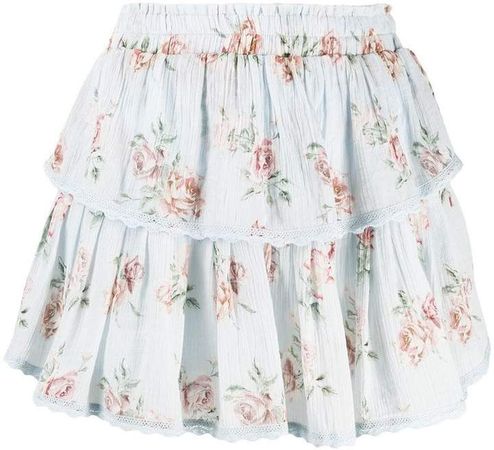Love Shack Fancy ruffle mini skirt