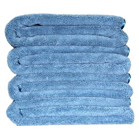 Amazon.com: Polyte Premium Quick Dry Lint Free Microfiber Bath Towel, 57 x 30 in, Set of 4 (Blue): Home & Kitchen