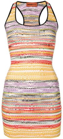 Mare rainbow knit dress