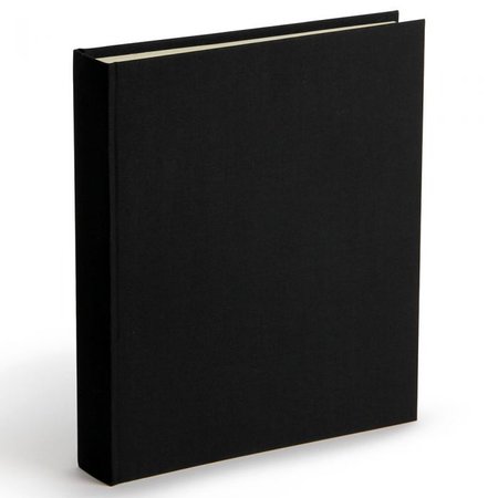 Black medium linen cover traditional photo album - Photo Albums - Albums & Scrapbooks - Stationery