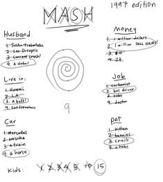 MASH 90s game