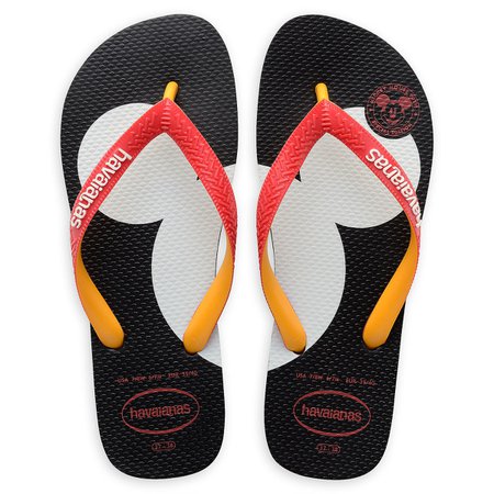 Mickey Mouse Silhouette Flip Flops for Adults by Havaianas | shopDisney