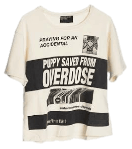 puppy saved from overdose tee