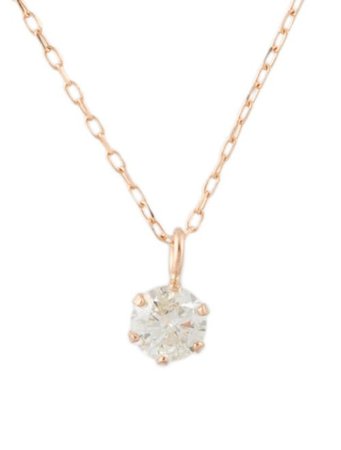Necklace 14K Diamond Pendant Necklace - Necklaces - NECKL67968 | The RealReal