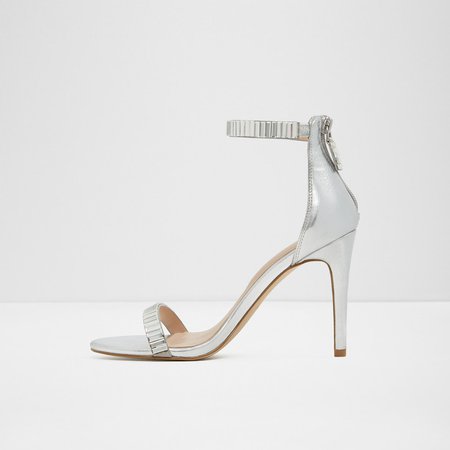 Subrylla Silver Women's Open-toe heels | Aldoshoes.com US