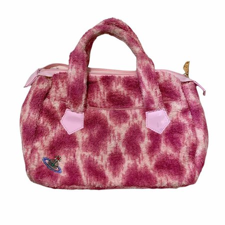 vivienne westwood pink leopard bag