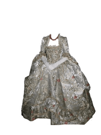 Marie Antoinette ball gown png