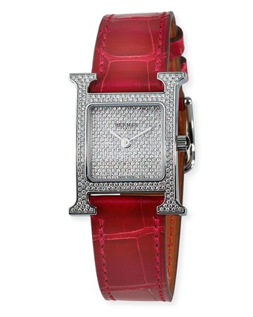 Hermès Heure H Watch, 21 x 21 mm | Neiman Marcus