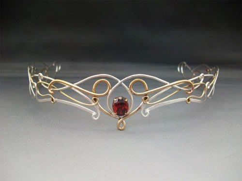 Elanor Medieval Wedding Circlet (Crown) - great for Celtic or Period Weddings! []
