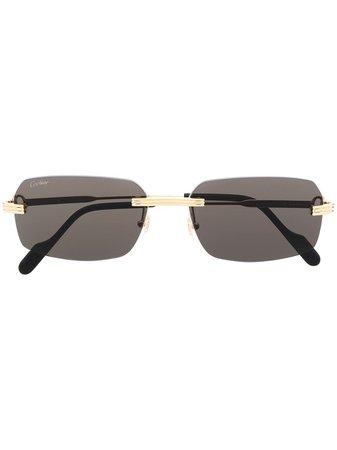 Cartier Eyewear square-frame sunglasses - FARFETCH