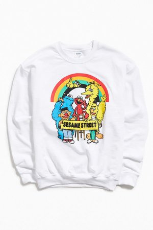Sesame Street Crew-Neck Sweatshirt | Urban Outfitters
