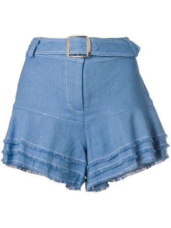 Alexis Jaymes Shell Blue Shorts $295 - Buy Online - Mobile Friendly, Fast Delivery, Price