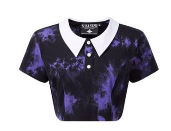 purple goth shirt