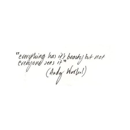 Andy Warhol quote