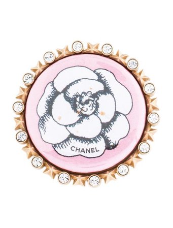Chanel Strass Camellia Brooch - Brooches - CHA341208 | The RealReal