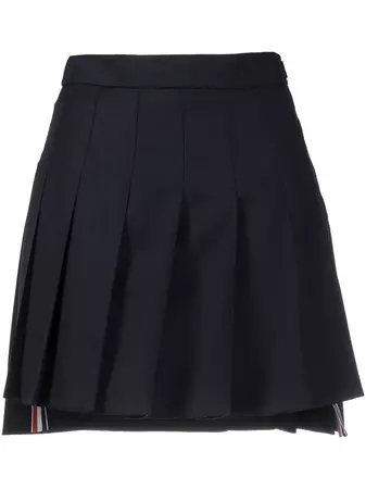 Thom Browne Dropped Back Mini Pleated Skirt - Farfetch