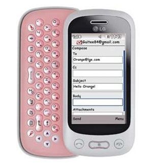 pink keyboard phone