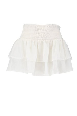 Ruffle Mini Beach Skirt | Boohoo