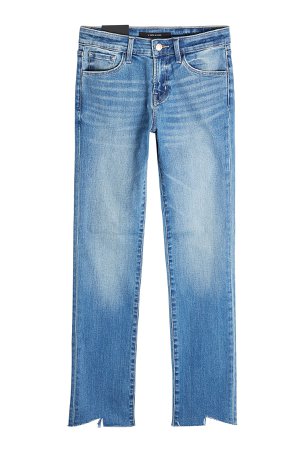 Jeans with Distressed Ankles Gr. 28