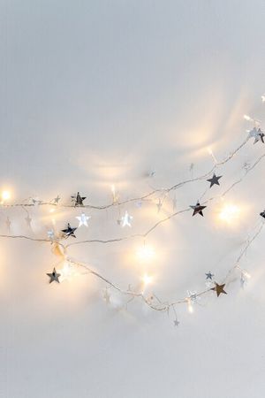 Free Photo | Free photo fairy lights and ornament stars