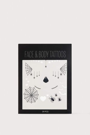 Temporary Face&Body Tattoos - Black