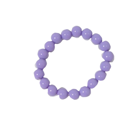 purple beaded bracelet