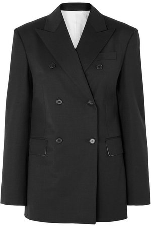 CALVIN KLEIN 205W39NYC | Double-breasted wool-blend blazer | NET-A-PORTER.COM