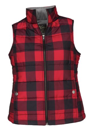 Buffalo Plaid Quilted Vest