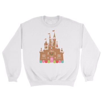Gingerbread castle Adult UNISEX sweatshirt