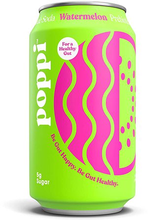 Amazon.com : poppi A Healthy Sparkling Prebiotic Soda, w/ Real Fruit Juice, Gut Health & Immunity Benefits, 12pk 12oz Cans, Raspberry Rose : Grocery & Gourmet Food