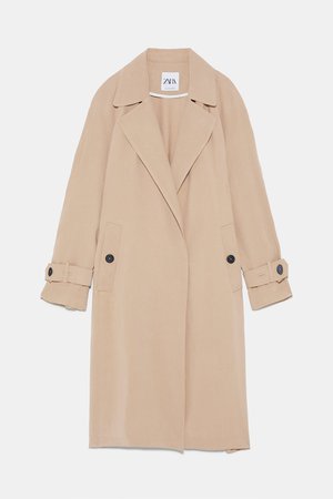 FLOWY TRENCH COAT WITH POCKETS - View All-COATS-WOMAN | ZARA Canada