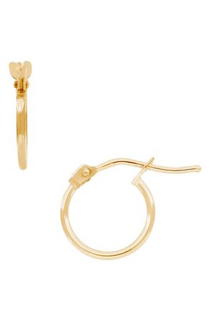 Bony Levy 14K Gold Mini Hoop Earrings (Nordstrom Exclusive) | Nordstrom