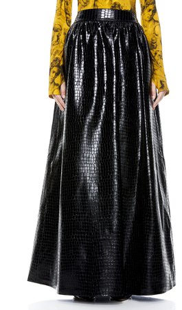 Tina Vegan Leather Gown Skirt