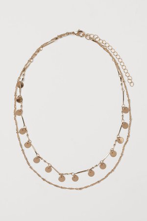 Two-strand necklace - Gold-coloured - Ladies | H&M GB