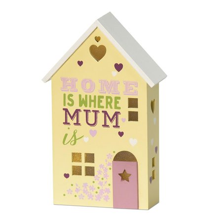 Home Is Where Your Mum Is Light Up House Gift | Gifts