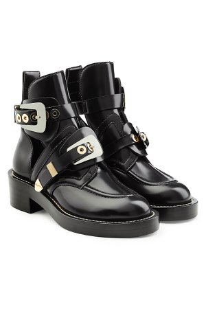 Leather Belt Boots Gr. IT 35