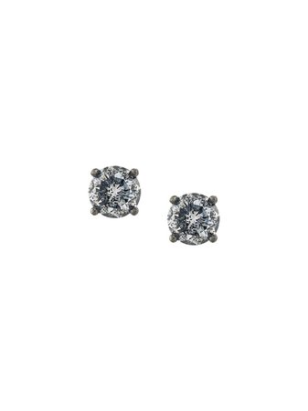 Bottega Veneta Crystal Stud Earrings | Farfetch.com