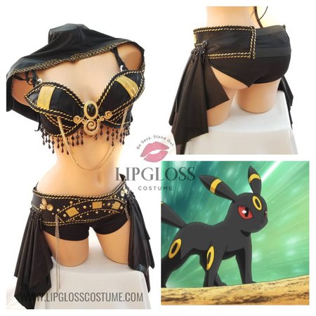 Umbreon from Pokemon Inspired Outfit Rave Wear Theme Wear | Etsy