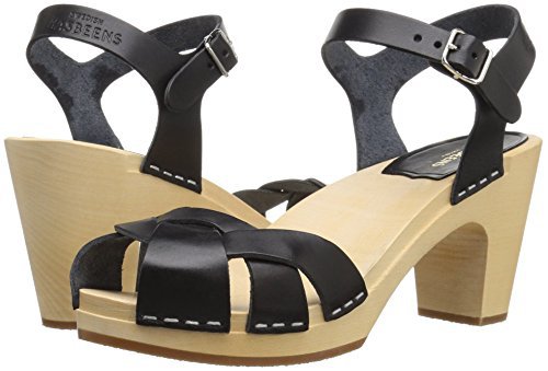 Amazon.com | swedish hasbeens Women's Kringlan Platform Sandal | Platforms & Wedges