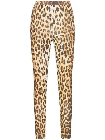 Moschino Leopard Print high-waisted Leggings - Farfetch