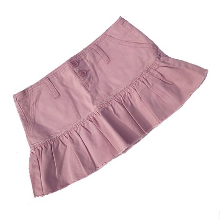 baby pink vintage pleated mini skirt