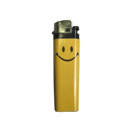 yellow smiley lighter