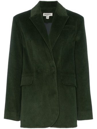 green courdoury blazer